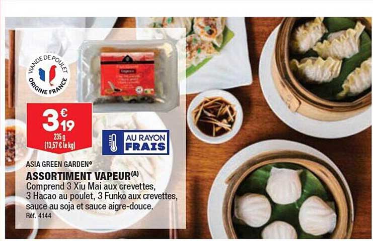 assortiment vapeur asia green garden