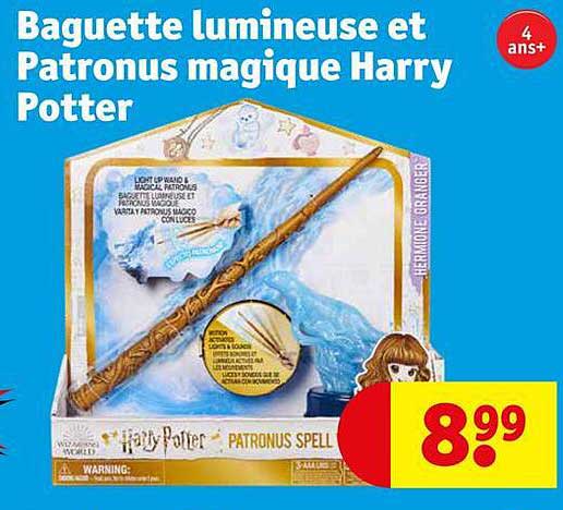 baguette lumineuse et patronus magique harry potter