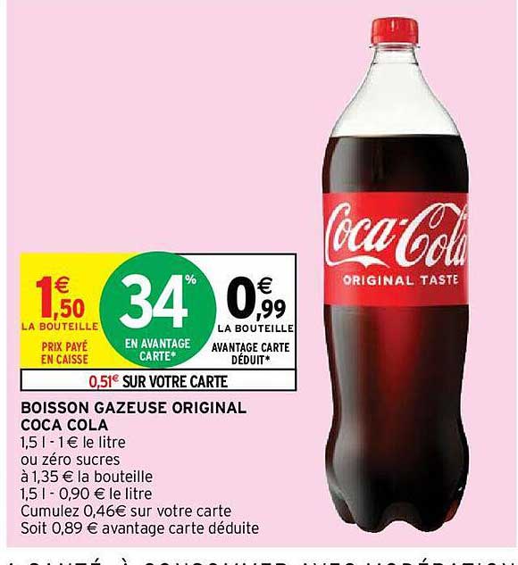Boisson Gazeuse Original Coca Cola