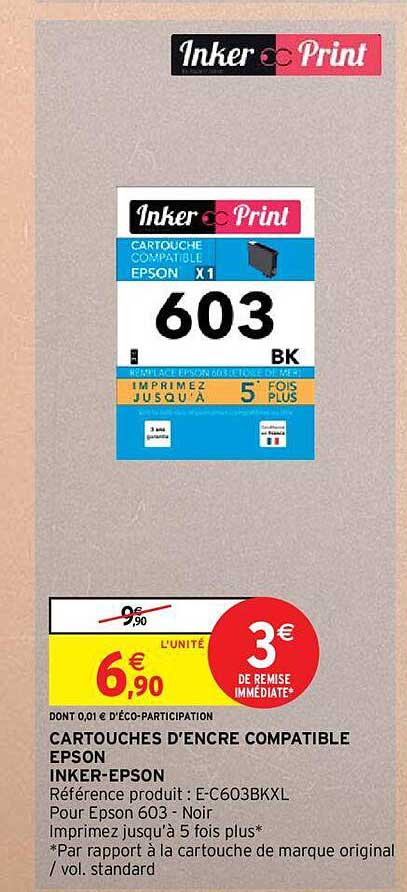 cartouches d'encre compatible epson inker-epson