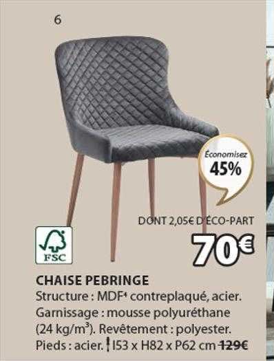 Chaise Pebringe