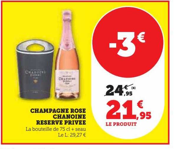 champagne rosé chanoine réserve privée