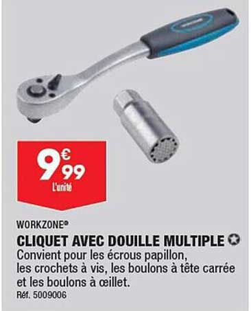 cliquet avec douille multiple workzone