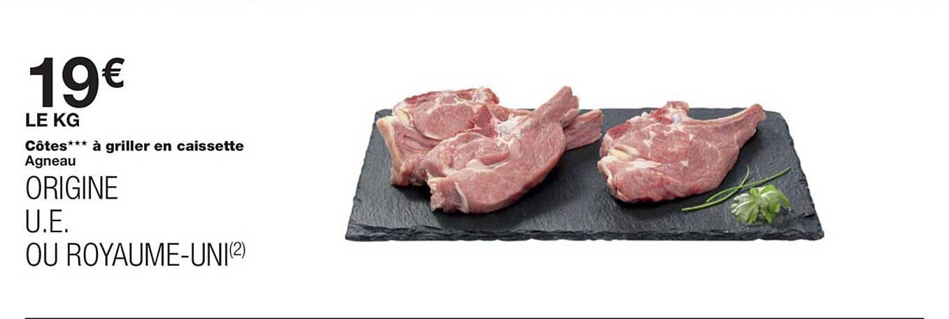 Côtes***à Griller En Caissette