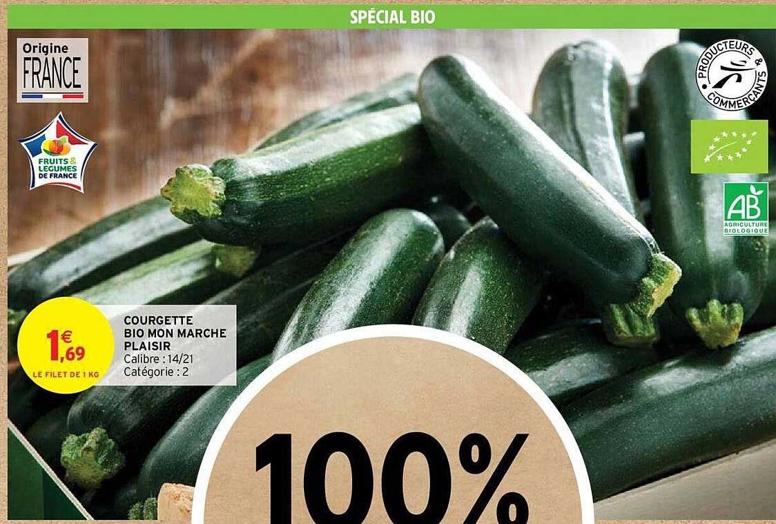 courgette bio mon marché plaisir