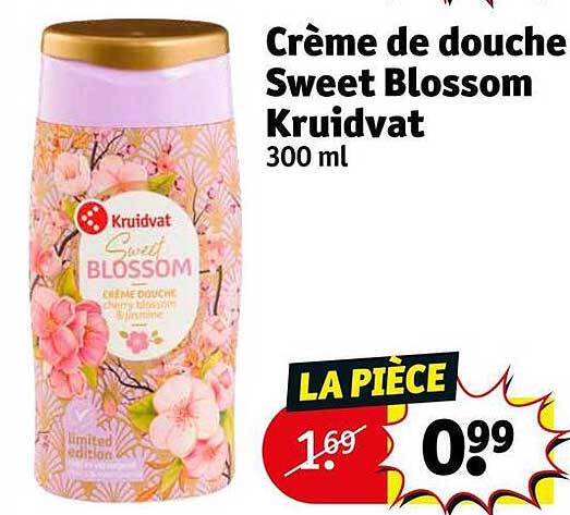 crème de douche sweet blossom kruidvat