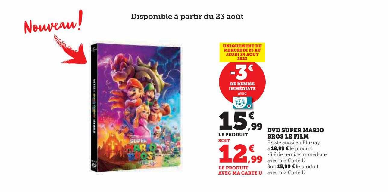 dvd super mario bros le film