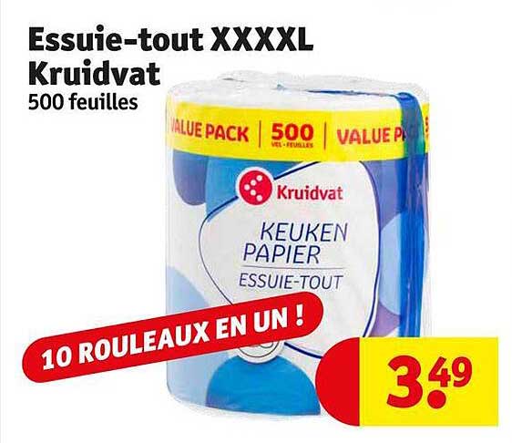 essuie-tout xxxxl kruidvat