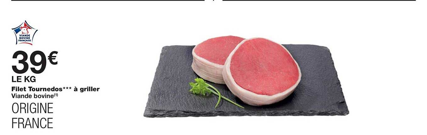 filet tournedos***à griller