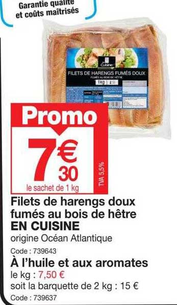 Filets De Harengs Doux Fumés Au Bois De Hêtre En Cuisine