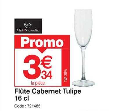 flûte cabernet tulipe 16cl