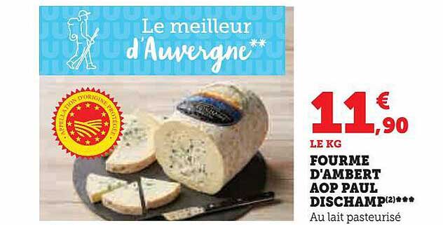 fourme d'ambert aop paul dischamp