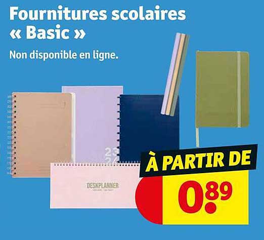 Fournitures Scolaires «basic»