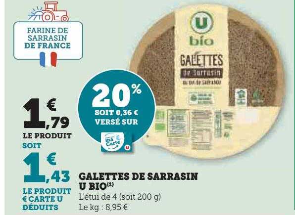 Galettes De Sarrasin U Bio