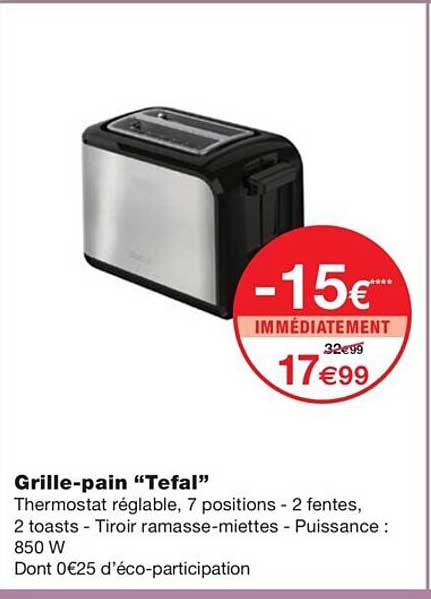 grille-pain "tefal"