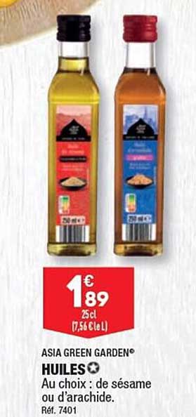 huiles asia green garden