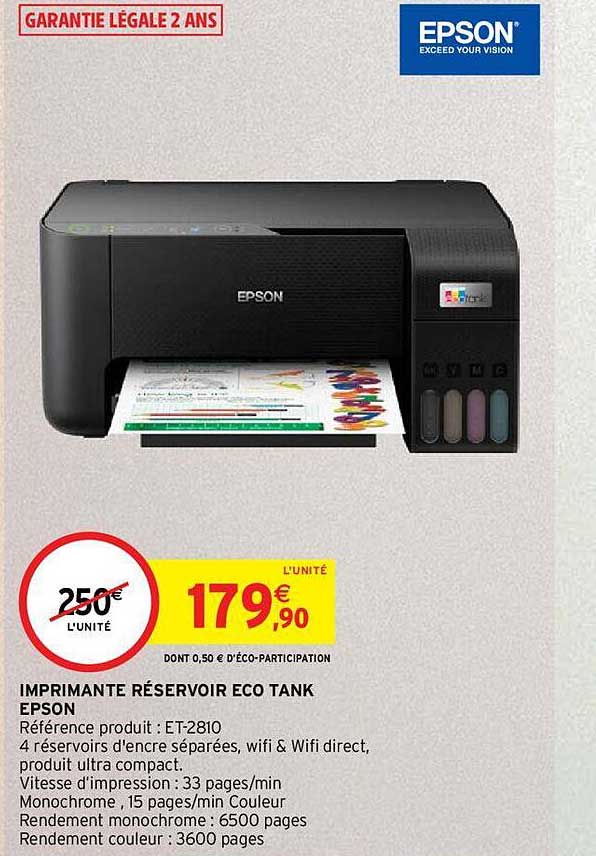 imprimante réservoir éco tank epson