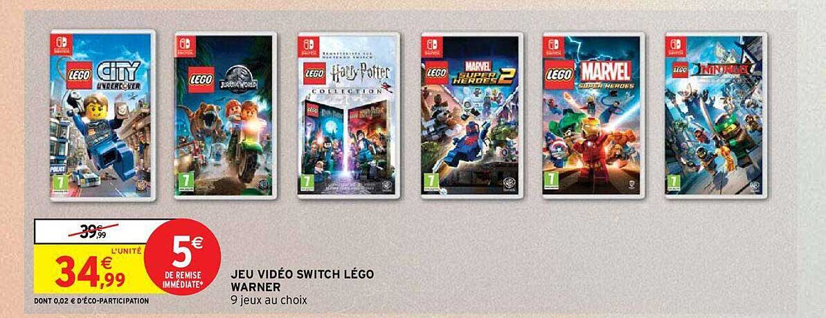 Jeu Vidéo Switch Légo Warner