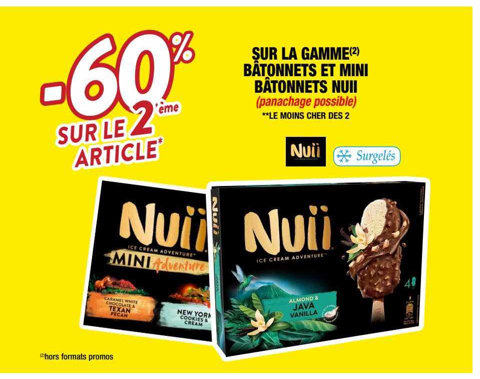 La Gamme Bâtonnets Et Mini Bâtonnets Nuii