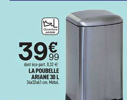 la poubelle ariane 30l
