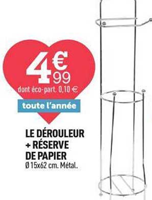 Le Dérouleur + Réserve De Papier