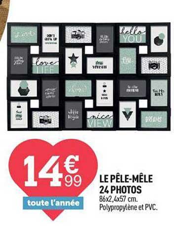 le pêle-mêle 24 photos