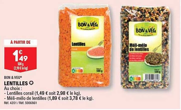 Lentilles Bon & Veg
