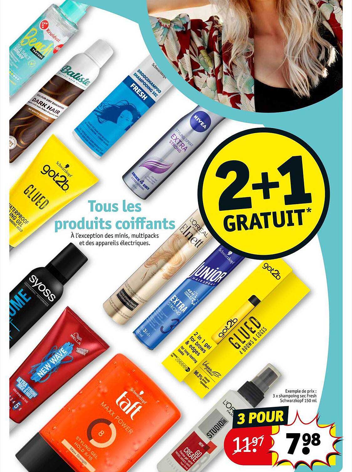 les produits coiffants