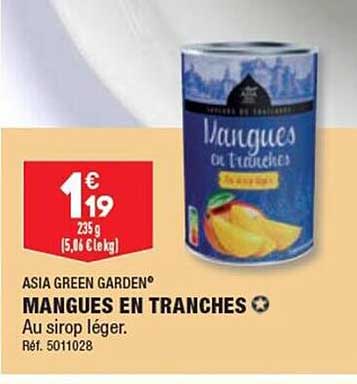 mangues en tranches asia green garden