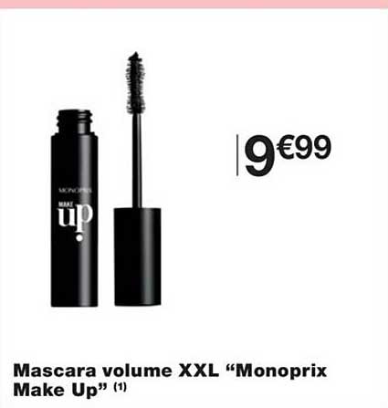 mascara volume xxl "monoprix make up"