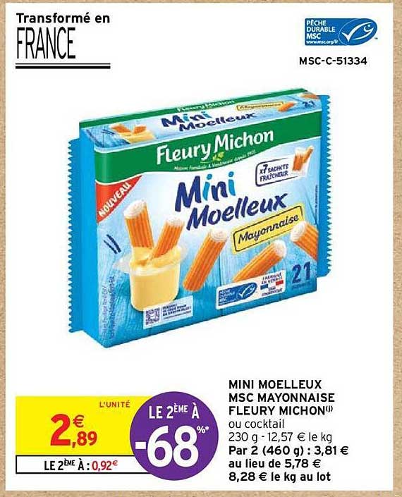mini moelleux msc mayonnaise fleury michon