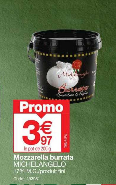 Mozzarella Burrata Michelangelo