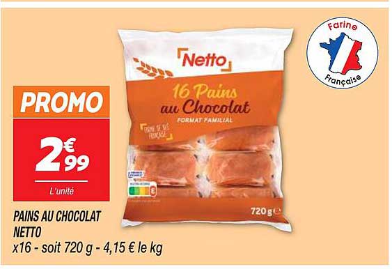 Pains Au Chocolat Netto