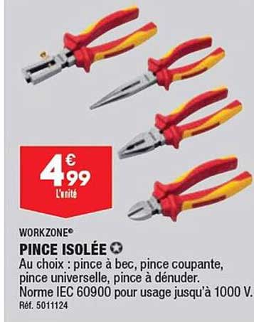 pince isolée workzone