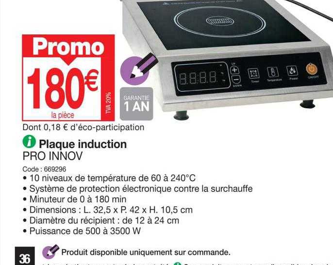 Plaque Induction Pro Innov