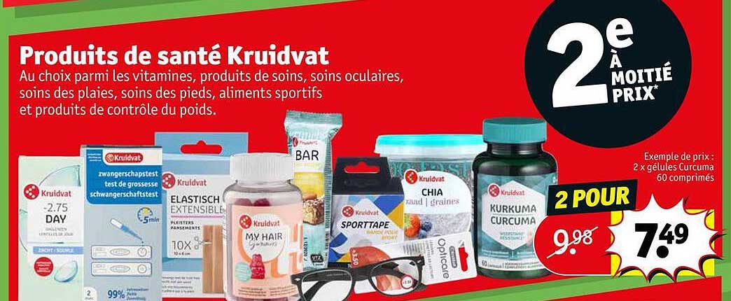 produits de santé kruidvat