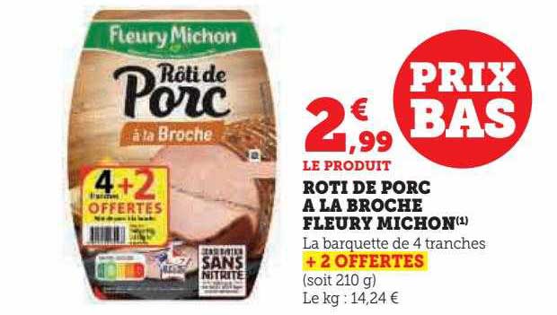 rôti de porc à la broche fleury michon