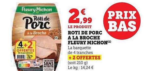 rôti de porc à la broche fleury michon