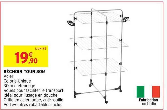 séchoir tour 30m