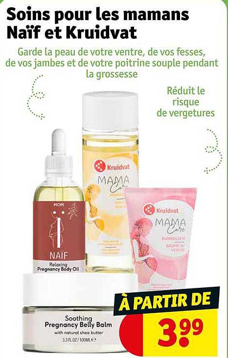 soins pour les mamans naïf et kruidvat