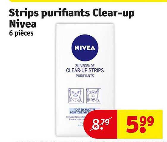 strips purifiants clear-up nivea