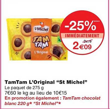 tam tam l'original "st michel"