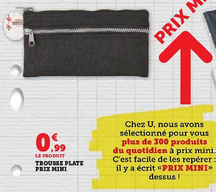 trousse plate prix mini