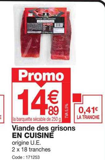 Viande Des Grisons En Cuisine