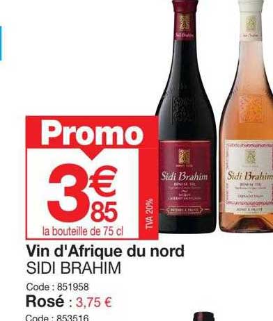 vin d'afrique du nord sidi brahim