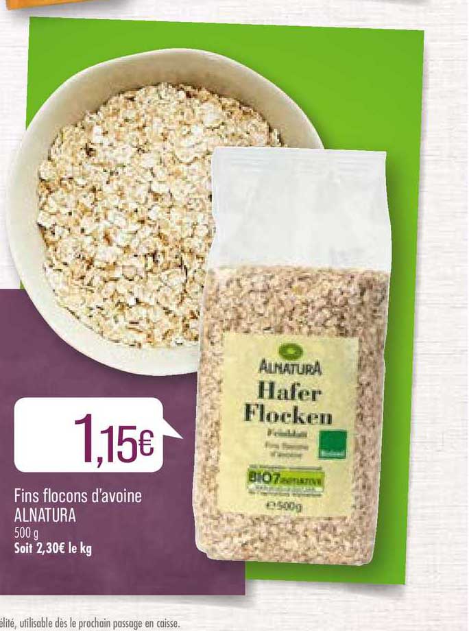 fins flocons d'avoine alnatura