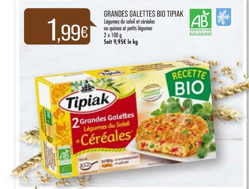 grandes galettes bio tipiak