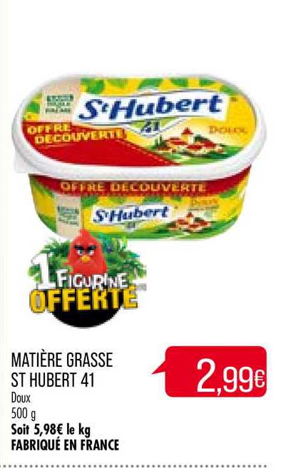 matière grasse st hubert 41