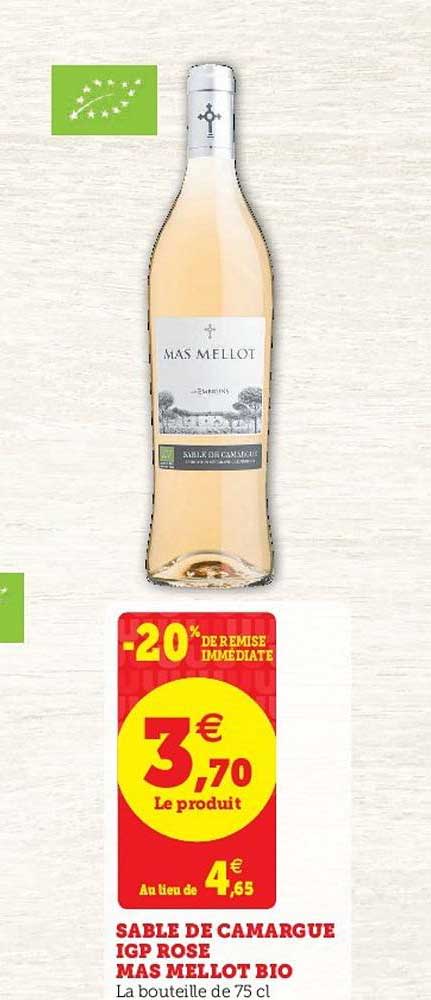 Sable De Camargue Igp Rosé Mas Mellot Bio -20% De Remise Immédiate