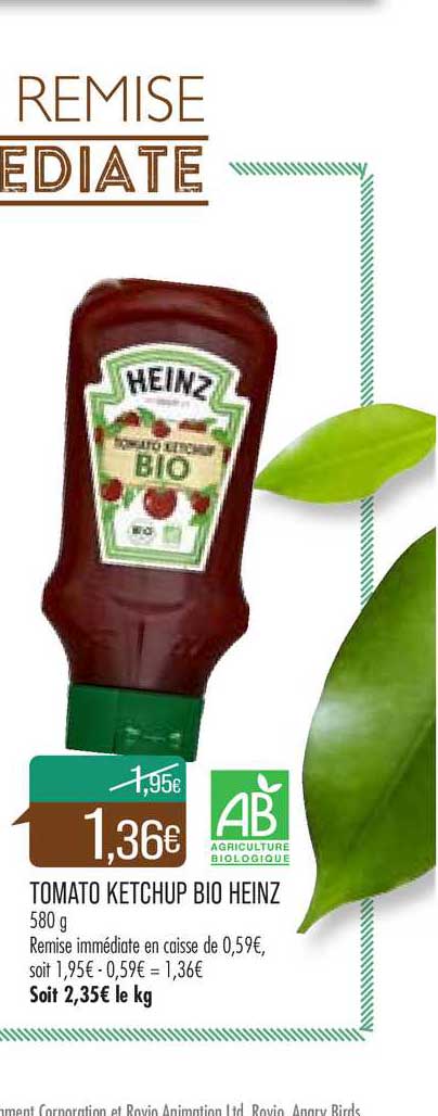 tomato ketchup bio heinz